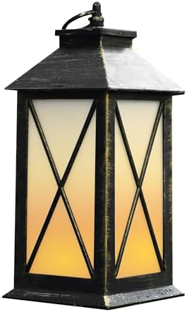 Enbrighten Basics Flameless Candle LED Lantern, Battery Operated