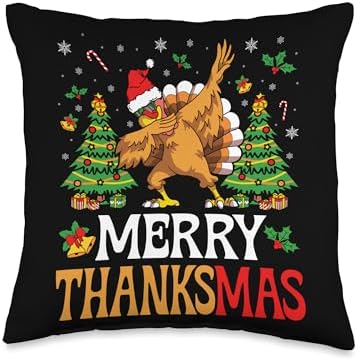 Funny Turkey Throw Pillow by Unknown