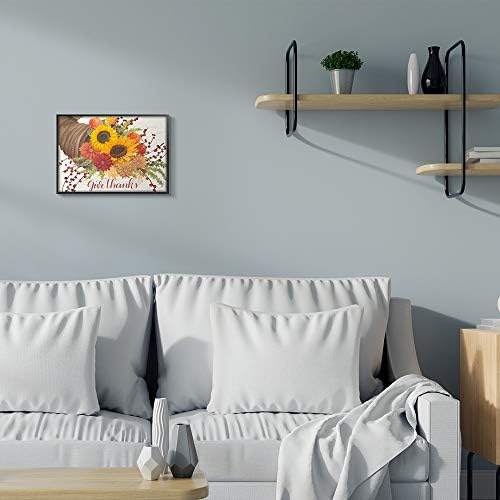 Autumn Cornucopia Thanksgiving Gratitude, 11 x 14 Inch Framed Giclée Print - Image 3