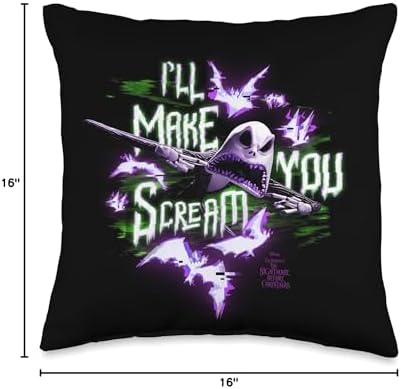 Tim Burton’s Nightmare Before Christmas I’ll Make You Scream Throw Pillow