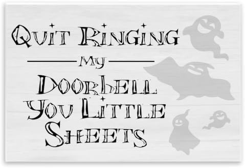 Funny Halloween Smiling Ghost, 10 x 15 Inch Mounted Print on Wall Plaque