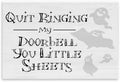 Funny Halloween Smiling Ghost, 10 x 15 Inch Mounted Print on Wall Plaque