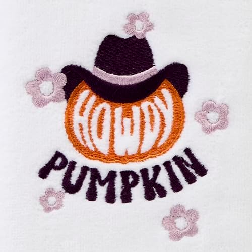 SKL Home Fall/Thanksgiving Howdy Pumpkin Hand Towel Set-2pc, White - Image 5