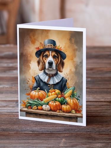 Caroline's Treasures Beagle Dogs Blank 5x7 Note Cards Set of 8 - Image 2