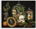Dark Academia Terrarium, 11 x 14 Inch Mounted Print on Wall Plaque