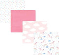 Hudson Baby Unisex Baby Cotton Poly Flannel Receiving Blankets, Unicorns Rainbows, One Size by HudsonBaby