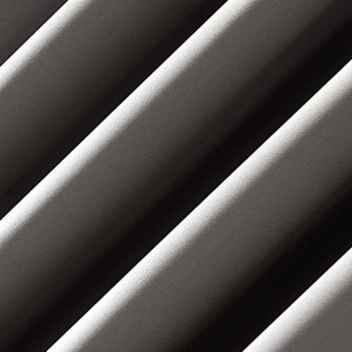 Sun Zero Oslo Theater Grade Extreme Total Blackout Rod Pocket Curtain Panel, 52" x 84", Gray