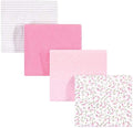 Hudson Baby Unisex Baby Cotton Flannel Receiving Blankets, Pink Peony, One Size by HudsonBaby