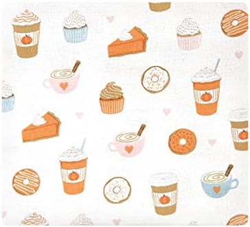 Hudson Baby Unisex Baby Cotton Flannel Receiving Blankets, Pumpkin Spice, One Size (Pack of 2) - Image 3