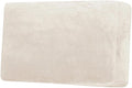 H.VERSAILTEX Velvet Stretch Individual Couch Cushion Cover Plush Slipcover for Loveseat Sofa Furniture Protector Seat Cover (1 Piece Loveseat Cushion Cover, Ivory)