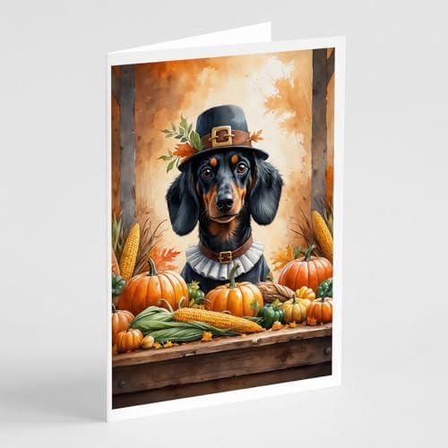 Caroline's Treasures Dachshund Dogs Blank 5x7 Note Cards Set of 8 by CarolinesTreasures