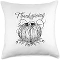 Thanksgiving Holiday Pumpkin for Fall for Autumn Throw Pillow by Unknown