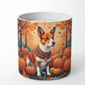 Caroline's Treasures DAC1011CDL Red Basenji Fall Decorative Soy Candle Nature Soy Wax Essential Oil Home Decor Ideal for Bedroom Kitchen Bath Office Gift, 10 oz by CarolinesTreasures