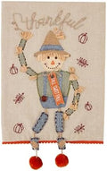Mud Pie Thanksgiving Dangle Leg, Scarecrow, 21" x 14" by MudPie