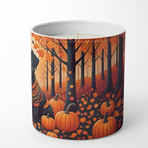 Caroline's Treasures DAC1001CDL Affenpinscher Fall Decorative Soy Candle Nature Soy Wax Essential Oil Home Decor Ideal for Bedroom Kitchen Bath Office Gift, 10 oz - Image 5