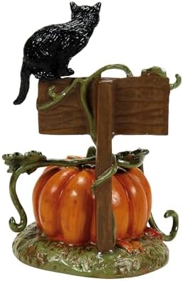 Department 56 Village Collection Accessories Halloween Feline Noir 2024 Dated Limited Edition Figurine, 3.74 Inch, Multicolor