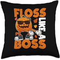 Turkey Meat Thanksgiving Shirt Pilgrim Costume Like A Boss Happy Thanksgiving Day Flossing Dab Dance Throw Pillow, 18x18, Multicolor by Unknown