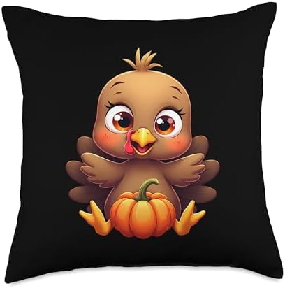 Baby Turkey Thanksgiving Turkey Thanksgiving Turkey Baby Throw Pillow by Unknown
