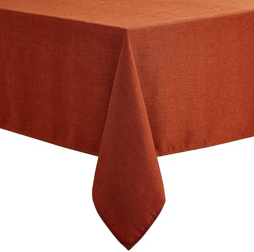 Laura Ashley Esme Decorative Tablecloth, 60" x 84", Spice by LauraAshley