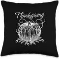 Thanksgiving Holiday Pumpkin for Fall for Autumn Throw Pillow by Unknown
