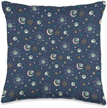 Tim Burton’s The Nightmare Before Christmas Jack Print Throw Pillow