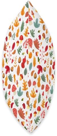 Fall Autumn Harvest Halloween Thanksgiving leaf leaves fun Throw Pillow - Image 2