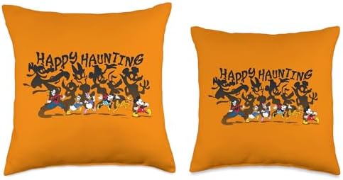 Disney Mickey and Friends Happy Haunting Halloween Throw Pillow