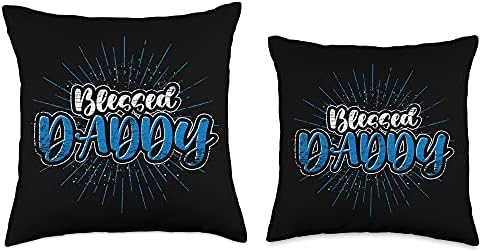 Festive Holiday Thanksgiving Christian Dad Blessed Daddy Throw Pillow - Image 3