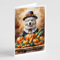 Caroline's Treasures Samoyed Dogs Blank 5x7 Note Cards Set of 8 by CarolinesTreasures