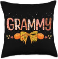 Grammy Thanksgiving Autumn Family Celebration Fall Season Throw Pillow by Unknown