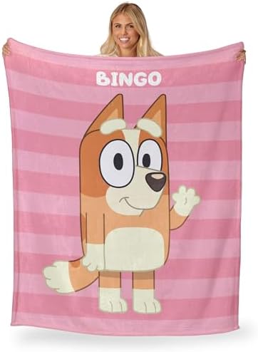 Northwest Bluey Silk Touch Throw Blanket, 50" x 60", Roll Call Bingo