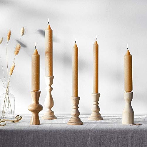 Root 12-Count Unscented Timberline Arista Candles, 9-Inch, Beeswax Color - Image 6