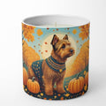 Caroline's Treasures DAC1079CDL Welsh Terrier Fall Decorative Soy Candle Nature Soy Wax Essential Oil Home Decor Ideal for Bedroom Kitchen Bath Office Gift, 10 oz by CarolinesTreasures