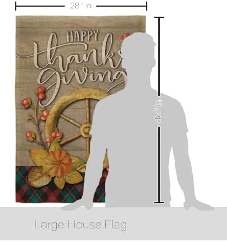 Tapestry Wood Dowel Set Rod Home Applique Banner Textile Poster Flag Pole Room Wall Scroll Hanging Pumpkins Thanksgiving Fall Indoor Decor, Autumn Gifts Made in USA - Image 2
