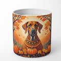 Caroline's Treasures DAC1066CDL Rhodesian Ridgeback Fall Decorative Soy Candle Nature Soy Wax Essential Oil Home Decor Ideal for Bedroom Kitchen Bath Office Gift, 10 oz by CarolinesTreasures