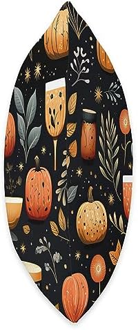 Autumn Leaves Pumpkin Spice by Ryan Co. Thanksgiving Autumn Leaves Pumpkin Spice Pattern Throw Pillow, 16x16, Multicolor - Image 2