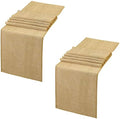 2 Pieces Burlap Table Runners 12x84 Inch Rustic Boho Table Runner by B-COOL