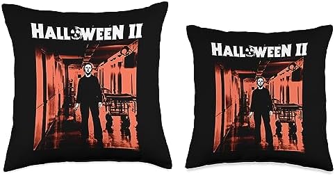 Halloween II Michael Myers Hospital Throw Pillow, 16x16, Multicolor