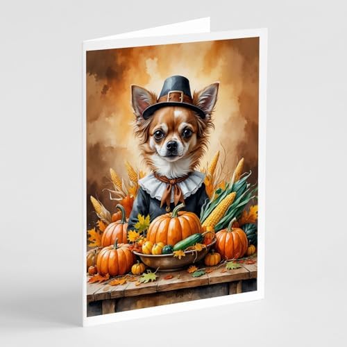 Caroline's Treasures Chihuahua Dogs Blank 5x7 Note Cards Set of 8 by CarolinesTreasures