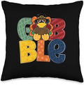 Thanksgiving Day Gobble Turkey Trot Funny Throw Pillow by Unknown