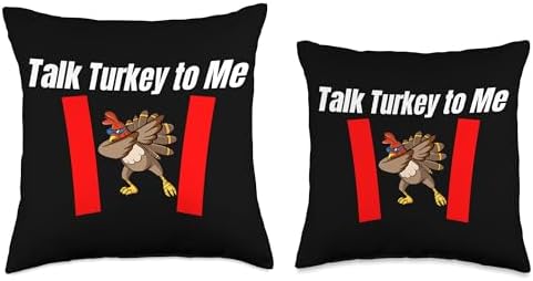 Thanksgiving Talk Turkey to Me Throw Pillow - Image 3