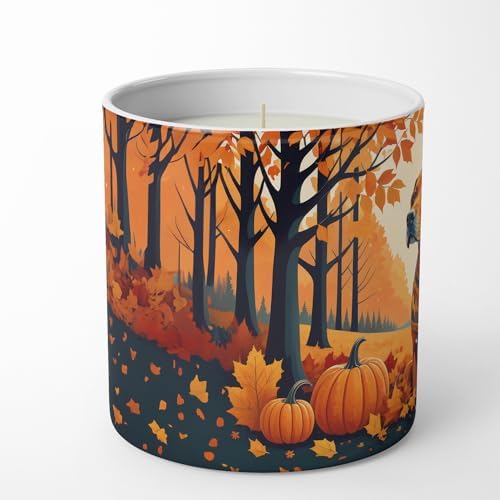 Caroline's Treasures DAC1077CDL Vizsla Fall Decorative Soy Candle Nature Soy Wax Essential Oil Home Decor Ideal for Bedroom Kitchen Bath Office Gift, 10 oz - Image 3