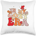 In My Cozy Era Fall Sweater Groovy Thankful Groovy in My Cozy Era Fall Sweater Weather Men Women Kids Throw Pillow, 16x16, Multicolor by Unknown