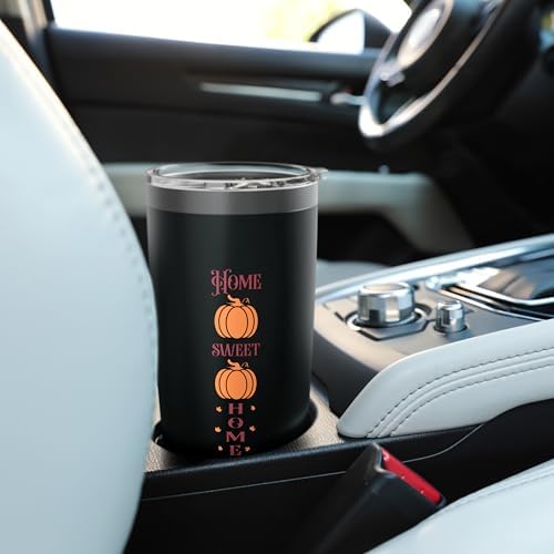 Home Sweet Home Pumpkin Fall Vibes Autumn Thanksgiving Stainless Steel Insulated Tumbler - Image 6