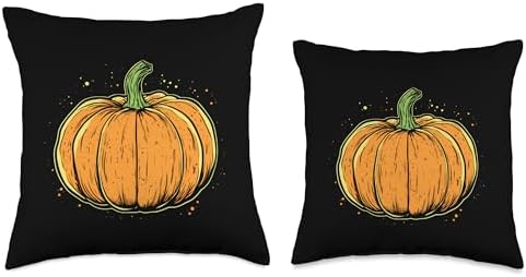 Vintage Pumpkin Autumn Harvest Fall Thanksgiving Design Throw Pillow - Image 3