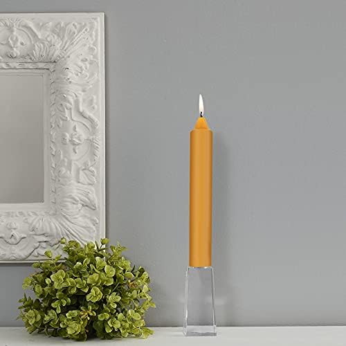 Root Candles 4-Count Unscented Smooth Collenettes, 9-Inch, Butterscotch - Image 4