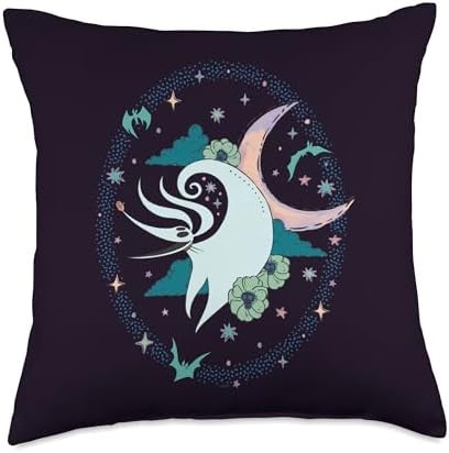 Tim Burton's The Nightmare Before Christmas Zero Moonlight Throw Pillow