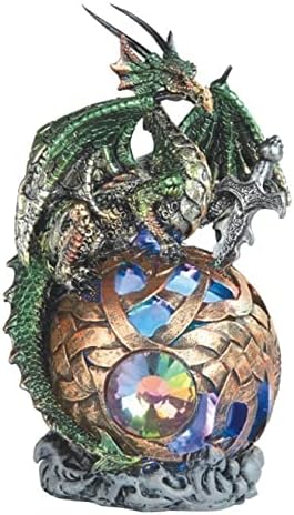 George S. Chen Imports LED Dragon Home Decor Statue Figurine