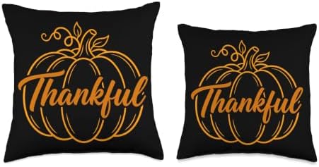 Thankful Thanksgiving Turkey Blessed Fall Autumn Season Throw Pillow - Image 3