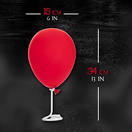 Paladone Pennywise Officially Licensed Red Balloon Lamp Horror Movie IT Fan Decor - Moody and Halloween Classic Accent Lamp